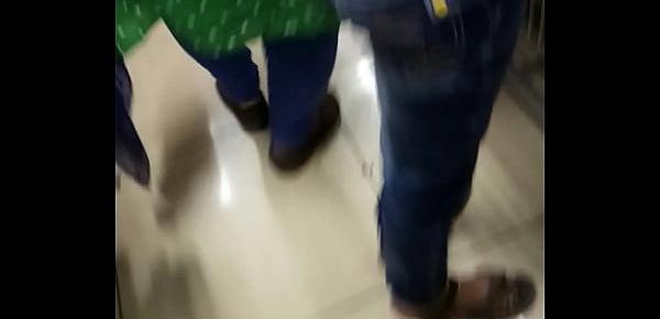  Punjabi fat ass in a shopping mall